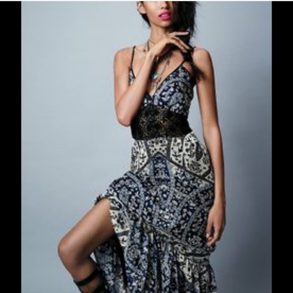 Rare $350 Free People Printed Gown - Picture 8 of 8